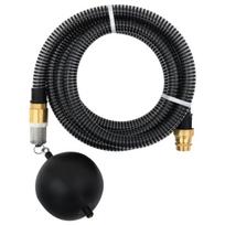 Siurbimo žarna su žalvarinėmis jungtimis, juoda, 1,1", 25m, PVC