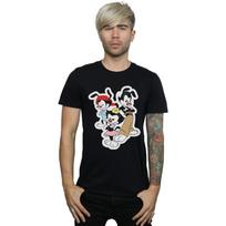 Absolute Cult Animaniacs Men's Dot Wakko and Yakko T-Shirt S įvairiaspalvis