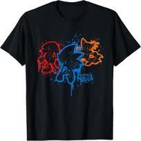 Sonic the Hedgehog - Spray Paint T-Shirt S juoda