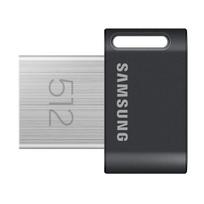 Samsung MUF-512AB/APC Fit Plus USB atmintukas 512GB USB 3.2 Gen 1 iki 400MB/s skaitymas iki 110MB/s rašymas USB-A Pilkas