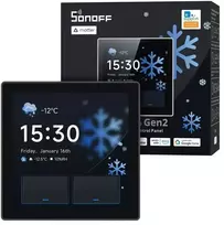 SONOFF NSPanel Pro Gen2 išmanusis namų valdymo ekranas, juodas