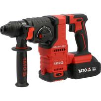 Yato Plaktukas YT-827725 18 V, 2.8 J, 0-950 aps./min, 0-4700 smūgių/min, SDS Plus, bešepetė, 1 akumuliatorius 4 Ah, įkroviklis