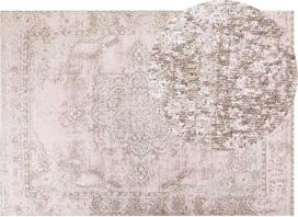 Beliani Kilimas MATARIM rožinis 160 x 230 cm medvilnė