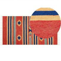 Beliani medvilninis Kilim kilimas 80 x 150 cm Daugiaspalvis HATIS
