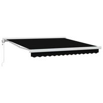 Pavėsinė Juoda 350 x 250 cm Poliesteris ir aliuminis