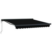 Pavėsinė Juoda 350 x 250 x 165 cm Poliesteris ir aliuminis