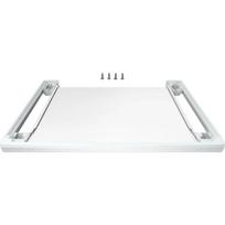 Bosch Stacking kit with pull-out shelf WTZ27500, 4.5kg, 57.4cm, 59.5cm, 4.2cm, baltas, suderinamas su džiovintuvu, skalbimo mašina