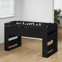Futbolo stalas Juodas ąžuolas 146,5 x 74 x 85 cm