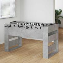 Futbolo stalas Betono pilka 146,5 x 74 x 85 cm Apdirbta mediena