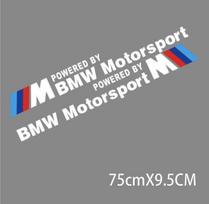 2 vnt. Automobilio logotipo durų šoninė lipdukas Kūrybiški automobilių kėbulo lipdukai Vandeniui atsparus dekoratyvinis lipdukas BMW M power X1 X3 X5 X6 M5 E90 E39 E46