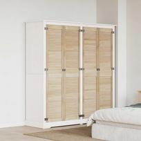 Spintelės durys su durimis 4 pcs Natūrali 170 x 2,1 x 39,5 cm