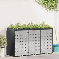 Rato konteinerių laikymas 3 konteineriams 340 x 77.5 x 115.5 cm