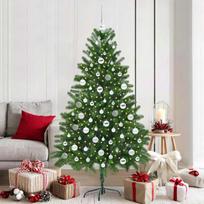 Kalėdų eglutė su 300 LED s stovu Žalia 180 cm PE