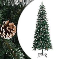 Dirbtinė Kalėdų eglutė su stovu, žalios spalvos, 240cm, PVC
