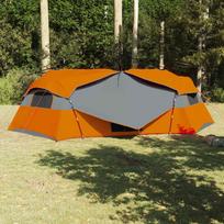 Vidinė palapinė Pilka ir oranžinė 520 x 520 x 190 cm tafta