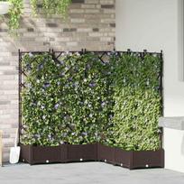 Sodo vazonas 5 pcs Ruda 120 x 120 x 125,5 cm Plienas