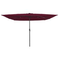 Sodo skėtis Bordo raudona 295 x 295 x 245 cm