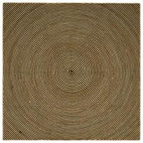 Kilimas Natūrali ir juoda 200 x 200 cm Džiutas