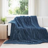 Mesti antklodės 6 pcs Jūrinė mėlyna 240 x 220 cm Flysas