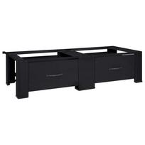 Skalbyklės pjedestalas 2 pcs Juoda 127 x 54,5 x 32,5 cm Plienas