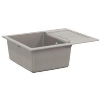 Kriauklė Pilka 620 x 500 mm 80% Kvarcas ir 20% Derva
