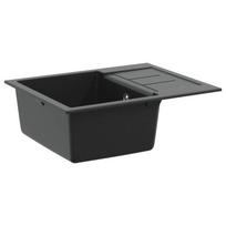 Kriauklė Juoda 620 x 500 mm 80% Kvarcas ir 20% Derva