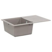 Kriauklė Pilka 670 x 460 mm 80% Kvarcas ir 20% Derva