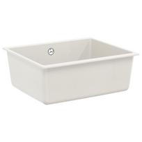 Kriauklė Balta 530 x 460 mm 80% Kvarcas ir 20% Derva