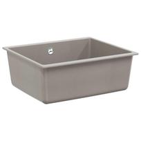 Kriauklė Pilka 530 x 460 mm 80% Kvarcas ir 20% Derva