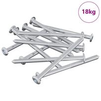 Varžtas 1200 pcs Sidabro M6 x 85 mm Plienas