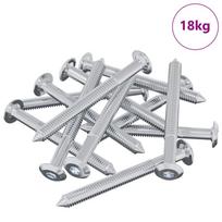 Varžtas 1600 pcs Sidabro M6 x 60 mm Plienas