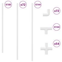 PVC vamzdis 29 pcs Balta PP ir PE
