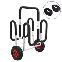 SUP vežimėlis 2 banglentėms, aliuminis, 90 kg