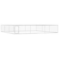 Lauko voljeras šunims, 6x6x1m, galvanizuotas plienas