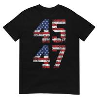 Trump 2024 Vintage T-Shirt - Classic Fit, Crew Neck, Black Adult XXL