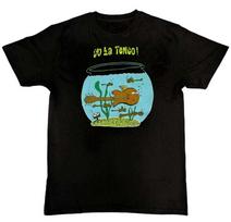 YO LA TENGO Band Graphic Print Mens T-Shirt L blue