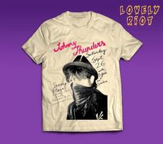 VTG Johnny Thunders Punk Rock White For Fans T-Shirt CL1052 XXXL