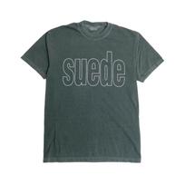 Suede išblukusios žalios spalvos marškinėliai Brit Pop grupės marškinėliai JK Šuo Žmogus Žvaigždė Paštas Pop Rock marškinėliai Alternatyvus Rokas Glam Art Rock n Roll Žalias - Vidutinis M gray