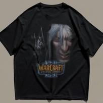 World of Warcraft Lich King Arthas Frozen Throne vintažiniai marškinėliai | Warcraft 3 Marškinėliai M