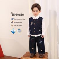 LUSON Baby Boy's Academy Style Denim Collection 100