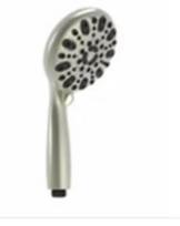 5 Settings Functional Rain Shower Head Spa Message High Pressure Handheld Shower Set Hose Adjustable Bracket Chrome Bathroom (as the picture,ABS Plastic)