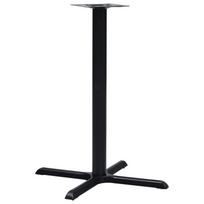 Bistro stalo koja, juodos spalvos, 76x76x107cm, ketus