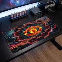 Manchester United Printed Large Mouse Pad, Non Slip Soft Rubber Gaming Desk Mat for Office Laptop Computer Decor 30cmx60cm（11.8x23.6inch）