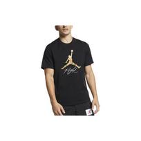Jordan Flight T Shirts Men's Black Crew Neck Moderate Straight Fit AO0664-011 XXXL