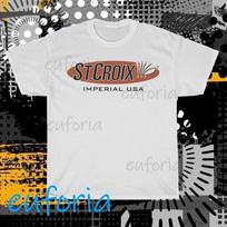 Naujas st croix meškerių Logotipas T-shirt Juokingas Dydis S iki 5XL M