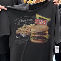 Feast Food 90's In-n-Out Promo T-Shirt Black XXL L