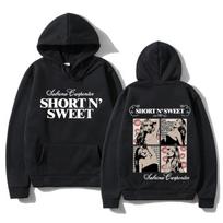 Sabrina Carpenter Short N Sweet Hoodie Unisex Streetwear Casual Harajuku Aesthetic Hooded Sweatshirts for Men S