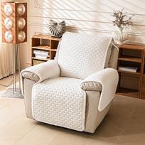 Non-Slip Plush Recliner Sofa Towel Crystal Fleece Couch Protector Pads Dustproof Armchair Mats Home Office Furniture Protector balta