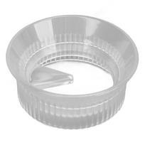 Single Dual Valve Compatible Moka Pot Dosing Funnel Coffee Dosing Ring  For Moka Pot 3cup transparent