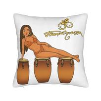 Manana Sera Bonito Karol G Pillowcase Printing Cushion Cover Decoration Music Throw Pillow Case Cover Seater Drop Shipping 40X40 Peach skin 18*18(CM)-1Pcs